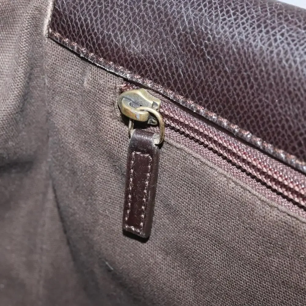 Salvatore Ferragamo Leather Shoulder Bag Brown